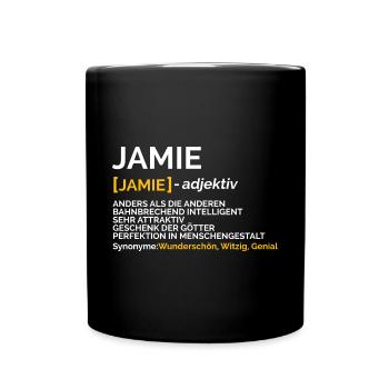 Jamie - Tasse einfarbig - Schwarz - Vorne