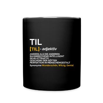 Til - Full Colour Mug - black - Front
