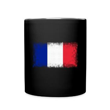 Martinique - Mug uni - noir - Devant