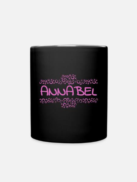 Geschenk für Annabel - Tasse einfarbig - Schwarz