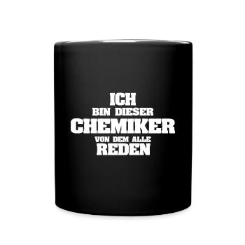 Chemiker - Tasse einfarbig - Schwarz - Vorne