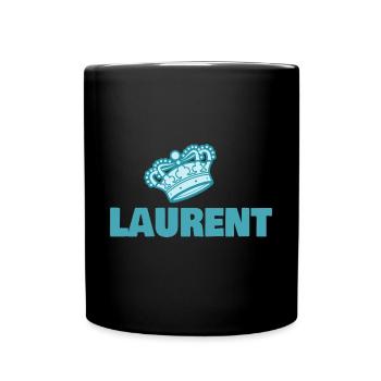 Geschenk für Laurent - Tasse einfarbig - Schwarz - Vorne