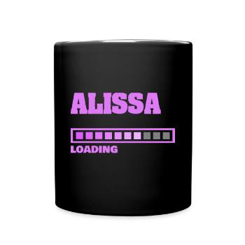 Baby Alissa - Full Colour Mug - black - Front