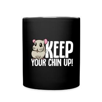 Chinchilla - Tasse einfarbig - Schwarz - Vorne