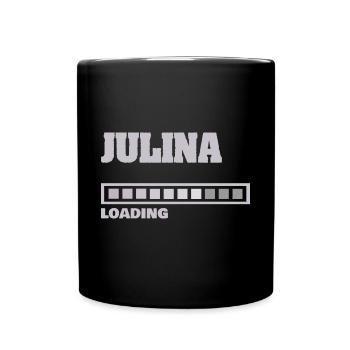Baby Julina - Tasse einfarbig - Schwarz - Vorne