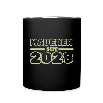 2028 - Tasse einfarbig - Schwarz - Vorne