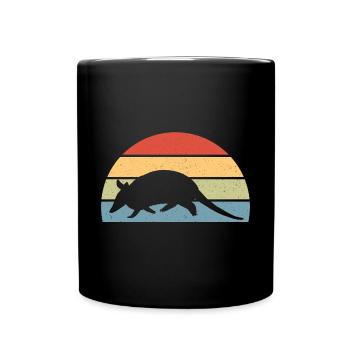 Armadillo Pet Armadillo Gift - Full Colour Mug - black - Front