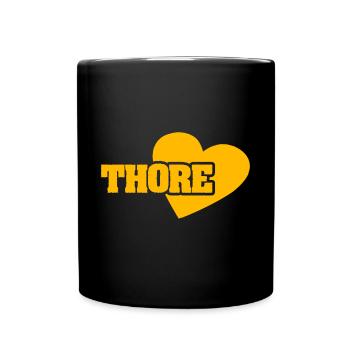 Cadeau pour Thore - Mug uni - noir - Devant