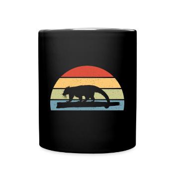 Binturong Bearcat Gift - Full Colour Mug - black - Front