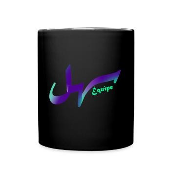 easy équipe - Tasse einfarbig - Schwarz - Vorne