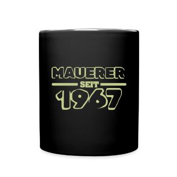 Maurer 1967 - Tasse einfarbig - Schwarz - Vorne