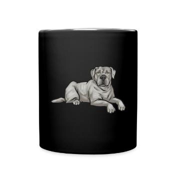 Silver Labrador Retriever Silver Lab - Mug uni - noir - Devant