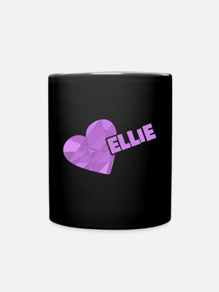 Ellie als Krone - Tasse einfarbig - Schwarz