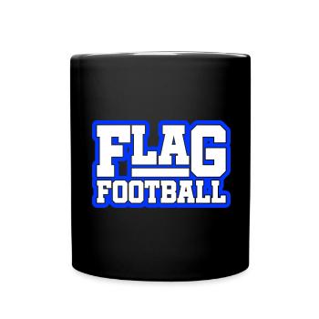 Flag Football - Full Colour Mug - black - Front