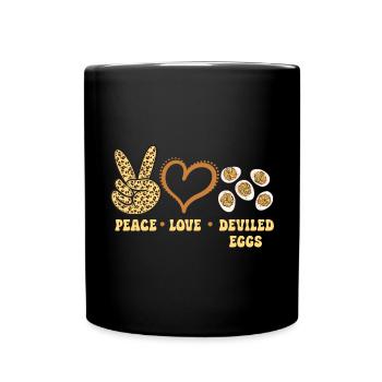 Oeufs farcis Oeufs farcis - Mug uni - noir - Devant