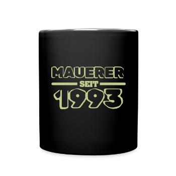 Maurer 1993 - Mug uni - noir - Devant