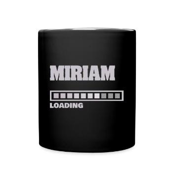 Bébé Miriam - Mug uni - noir - Devant