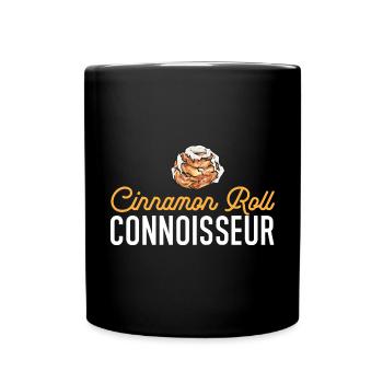 Cinnamon roll - Full Colour Mug - black - Front