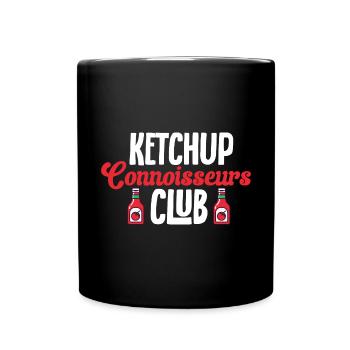 Ketchup Tomatenketchup - Tasse einfarbig - Schwarz - Vorne