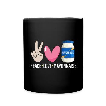 Mayonnaise - Full Colour Mug - black - Front