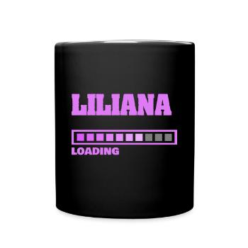 Baby Liliana - Tasse einfarbig - Schwarz - Vorne