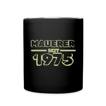 Master mason 1975 - Full Colour Mug - black - Front