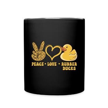 Rubber Duck Rubber Duck - Full Colour Mug - black - Front
