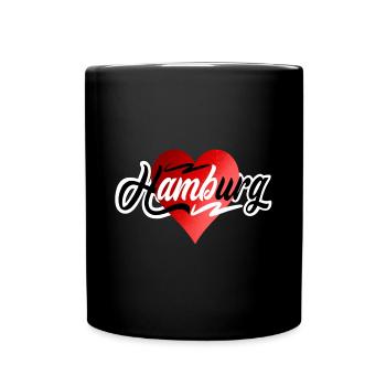 Hamburg - Full Colour Mug - black - Front