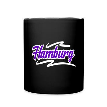 Hamburg - Full Colour Mug - black - Front