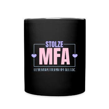 MFA Proud Medical Assistant - Full Colour Mug - black - Front