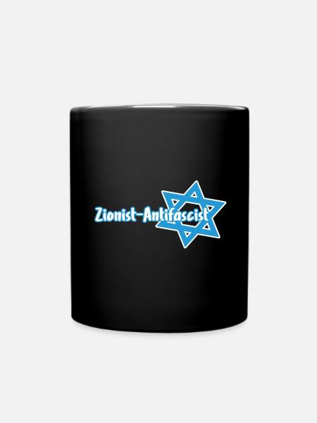 Zionist Star - Tasse einfarbig - Schwarz