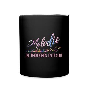 Piano Pianist Melody Emotion Ignited Piano - Full Colour Mug - black - Front