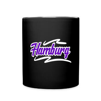 Hamburg - Full Colour Mug - black - Front