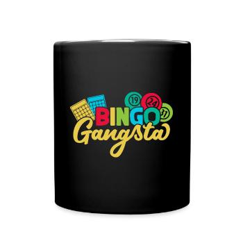 Bingo Game Gangsta Bingo - Full Colour Mug - black - Front