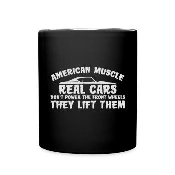 American muscle cars - Full Colour Mug - black - Front