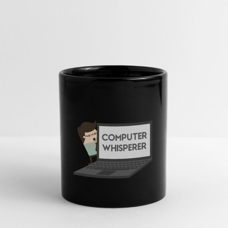 Computer Whisperer Programmierer Informatiker Tasse einfarbig