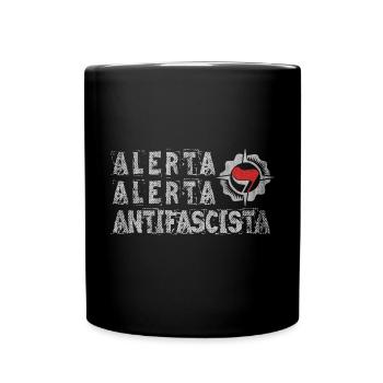 ANTIFASCISTA ANTIFASCHISTISCHE AKTION - Tasse einfarbig - Schwarz - Vorne