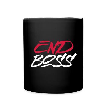 Boss - Endboss Partnerlook P69 B - Tasse einfarbig - Schwarz - Vorne