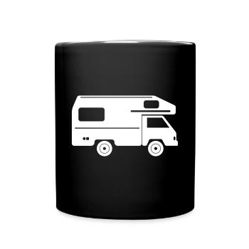 Alcôve Camper RV couleur design sélectionnable - Mug uni - noir - Devant