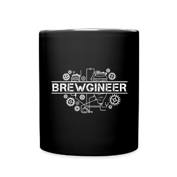 Brewer Engineer - Full Colour Mug - black - Front
