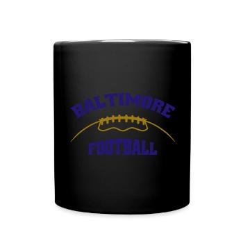 Baltimore Football - Full Colour Mug - black - Front