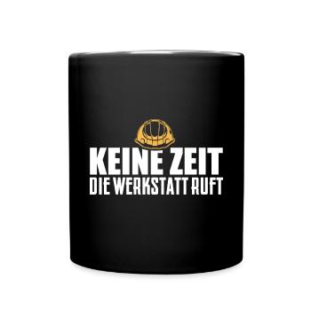 Handwerk Werkstatt Handwerker Geschenke - Tasse einfarbig - Schwarz - Vorne