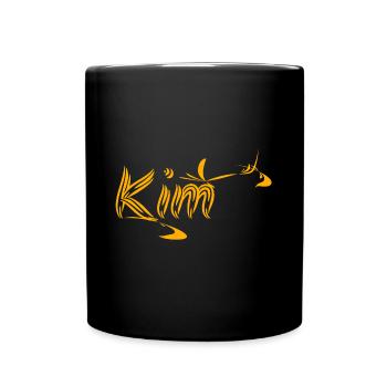 Idée cadeau Kim - Mug uni - noir - Devant