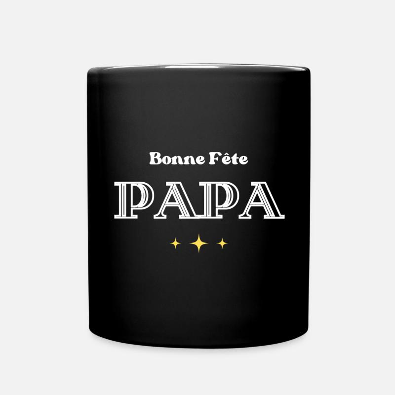 Bonne fête papa - Mug uni - noir