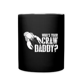 Krebspapa kochen Krebse Saison Hummer Papa - Tasse einfarbig - Schwarz - Vorne