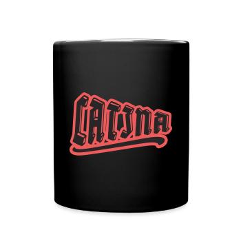 latina latin woman power summer beach sexy - Full Colour Mug - black - Front