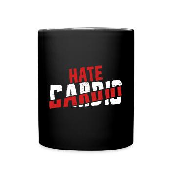 Cardio Running Biking Swimming - Full Colour Mug - black - Front