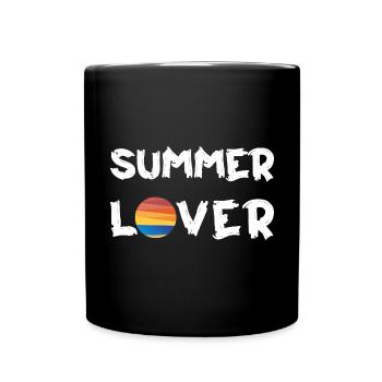 ErSa 2022. Summer lover - I like summer - Full Colour Mug - black - Front