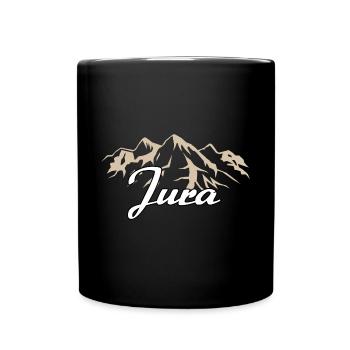 Jura Switzerland Home Gift Mountains - Full Colour Mug - black - Front