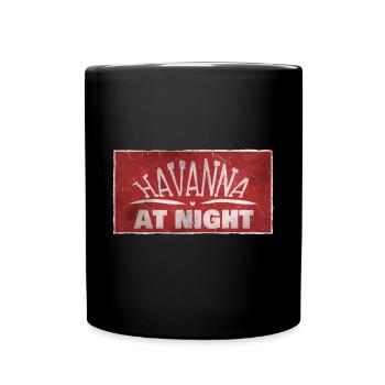 La Havane - Mug uni - noir - Devant